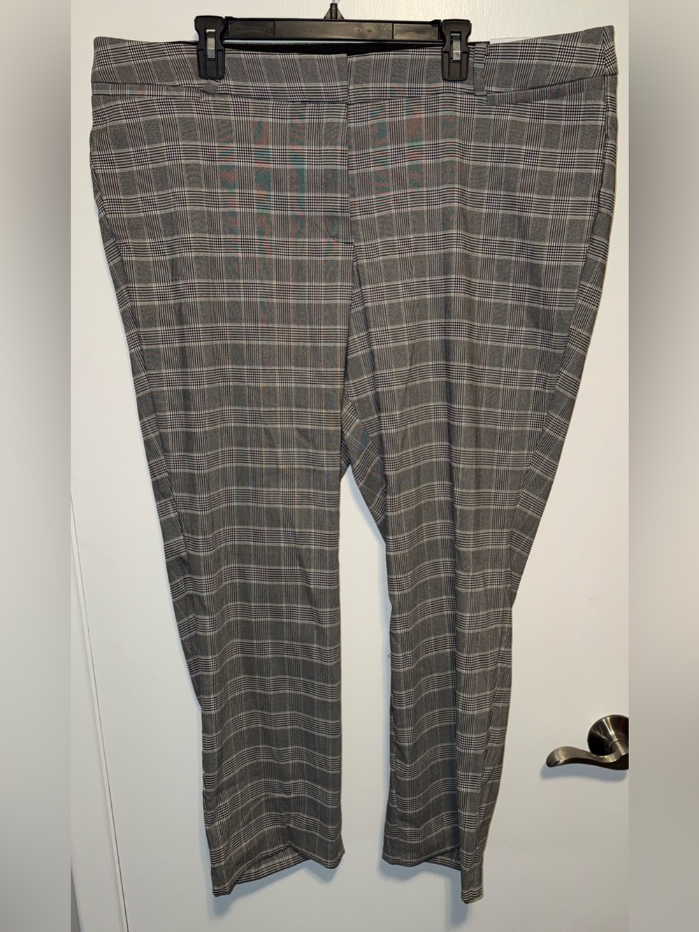 Lane Bryant The Allie Gray Plaid Dress Pants